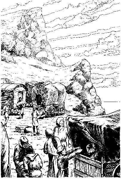 Caravane au repos